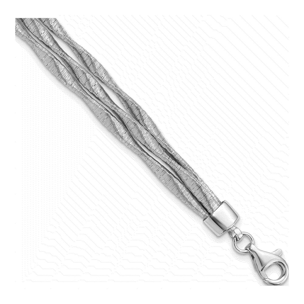 Sterling Silver 3-Strand Bracelet