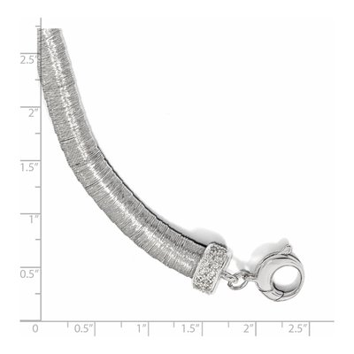 Sterling Silver CZ Bracelet – view 3