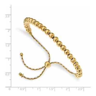 Gold-Plated Sterling Silver Beaded Bracelet – view 3