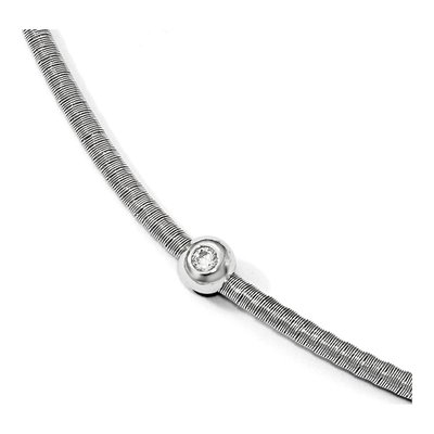 Sterling Silver CZ Necklace