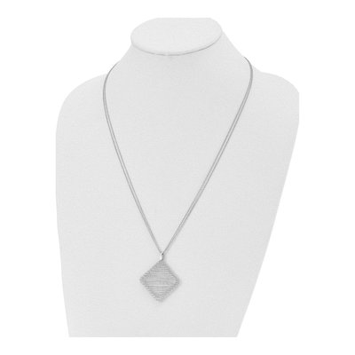Sterling Silver CZ Pendant Necklace – view 5
