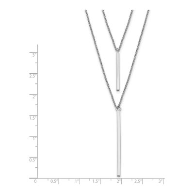 Sterling Silver Two-Strand Necklace – view 4