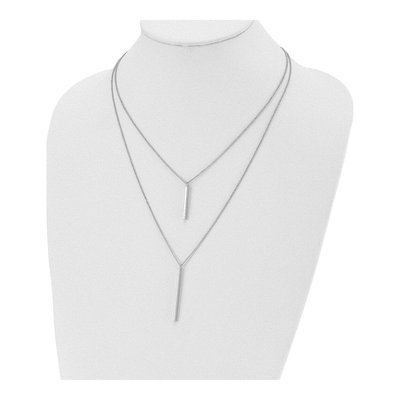 Sterling Silver Two-Strand Necklace – view 5