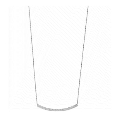 Sterling Silver Bar Necklace – view 3