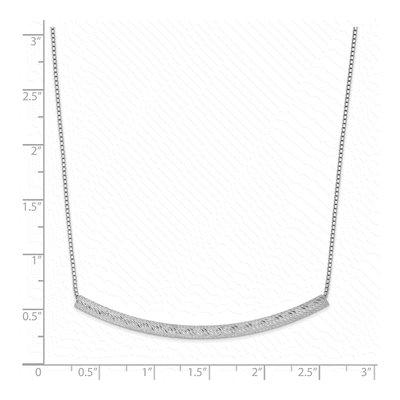 Sterling Silver Bar Necklace – view 4