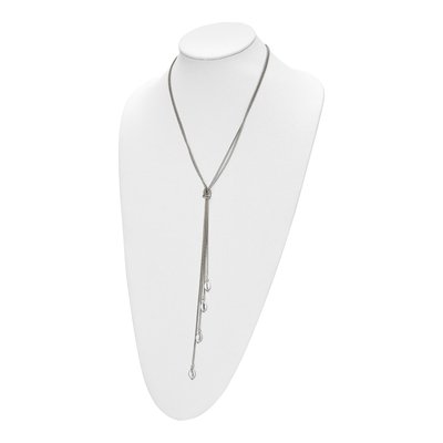Sterling Silver Multi-Strand Knot Necklace – view 5