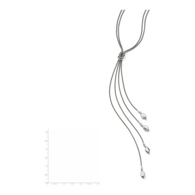 Sterling Silver Multi-Strand Knot Necklace – view 6