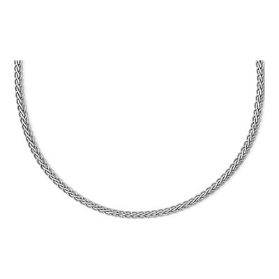 Sterling Silver Spiga Necklace – view 3