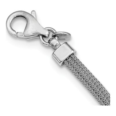 Sterling Silver Twisted Necklace – view 2
