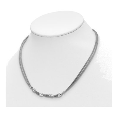 Sterling Silver Twisted Necklace – view 4