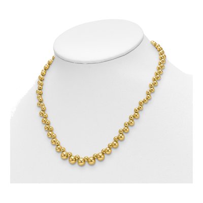 Sterling Silver Beaded Necklace – view 3