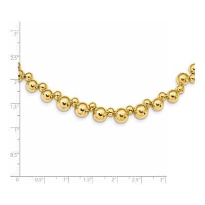 Sterling Silver Beaded Necklace – view 4