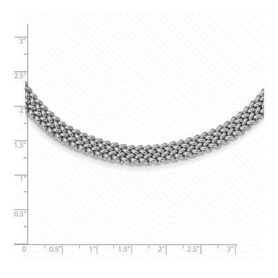 Sterling Silver Fancy Link Necklace – view 3