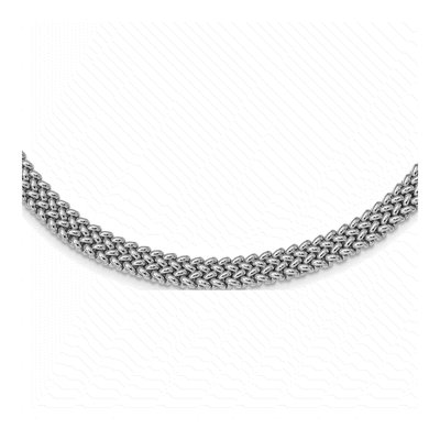 Sterling Silver Fancy Link Necklace