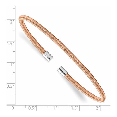 Sterling Silver Textured Cuff Bangle Bracelet – view 2