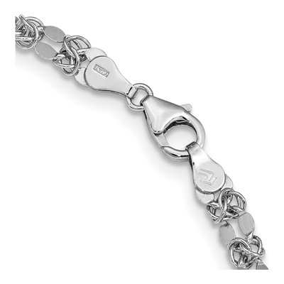 Sterling Silver Byzantine Fancy Necklace – view 2