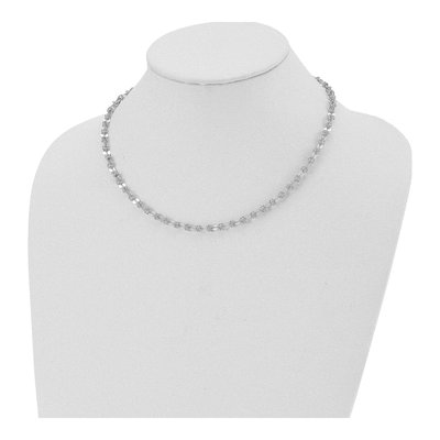 Sterling Silver Byzantine Fancy Necklace – view 4