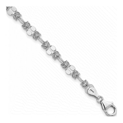 Sterling Silver Fancy Link Bracelet