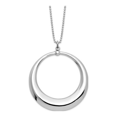 Sterling Silver Circle Necklace