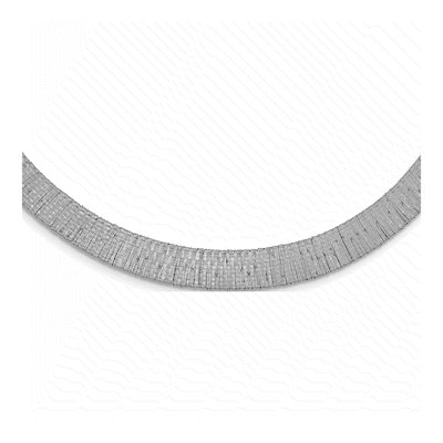 Sterling Silver Mesh Necklace