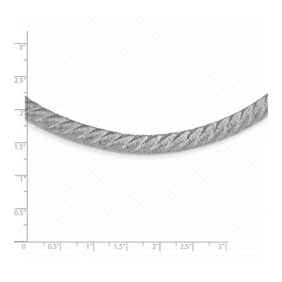 Sterling Silver Textured Mesh Necklace – view 2