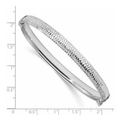Sterling Silver Bangle Bracelet – view 2