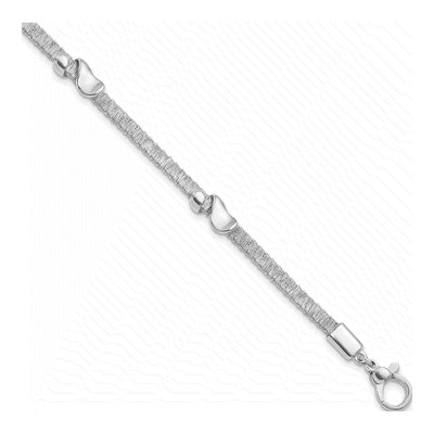 Sterling Silver Textured Bracelet