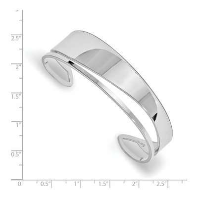 Sterling Silver Fancy Cuff Bracelet – view 2