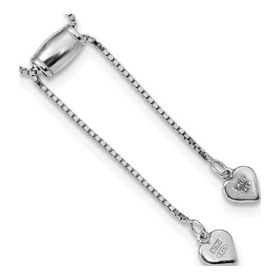 Sterling Silver Adjustable Box Necklace – view 2