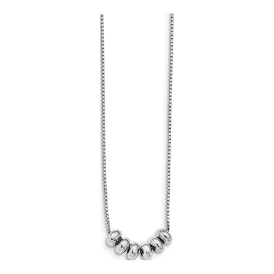 Sterling Silver Adjustable Box Necklace