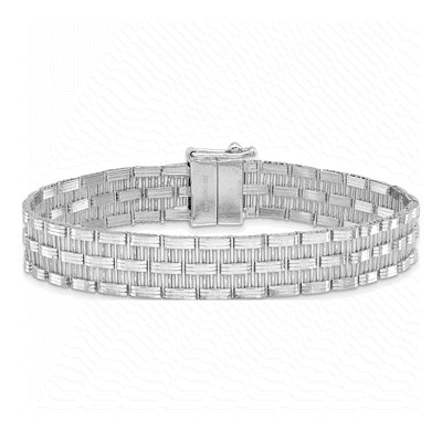 Sterling Silver Fancy Link Bracelet – view 3