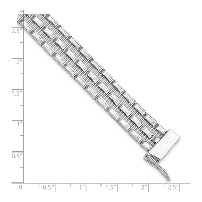 Sterling Silver Fancy Link Bracelet – view 4