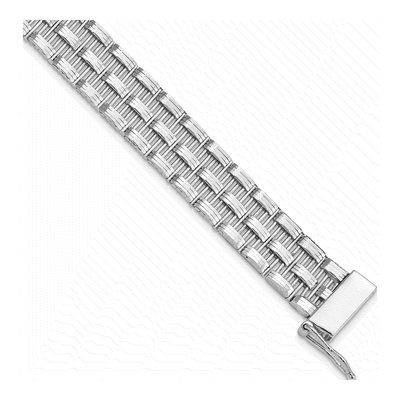 Sterling Silver Fancy Link Bracelet