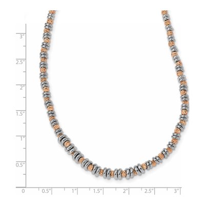 Gold-Plated Sterling Silver Beaded Necklace – view 3