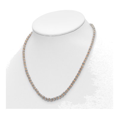 Gold-Plated Sterling Silver Beaded Necklace – view 4