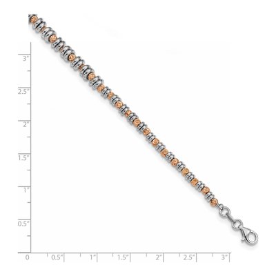 Gold-Plated Sterling Silver Beaded Bracelet – view 2
