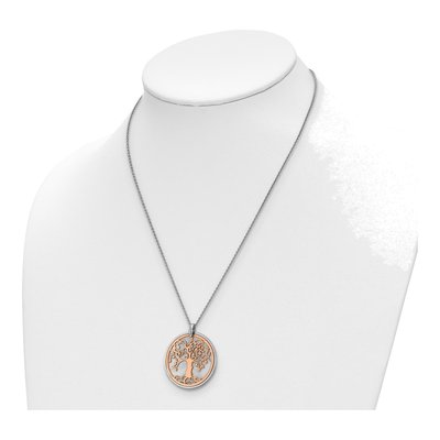 Sterling Silver Mother of Pearl Tree of Life MOP Necklace – view 4