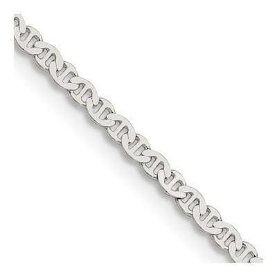 Sterling Silver 2.25mm Flat Anchor Chain