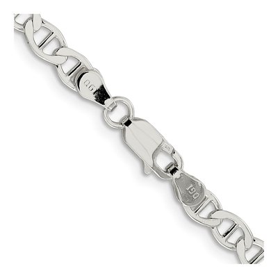 Sterling Silver 4.75mm Semi-Solid Flat Anchor Chain – view 3