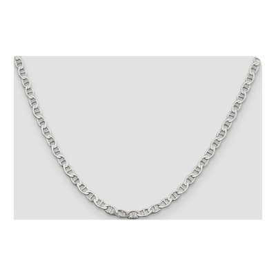 Sterling Silver 4.75mm Semi-Solid Flat Anchor Chain – view 4