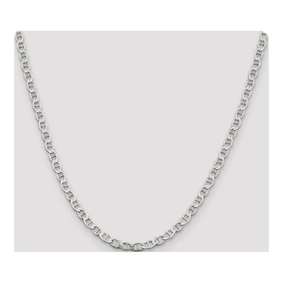 Sterling Silver 4.75mm Semi-Solid Flat Anchor Chain – view 4