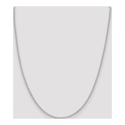 Sterling Silver 1.5mm Elongated Open Link Chain – view 4