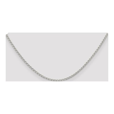 Sterling Silver 2mm Open Link Chain – view 4