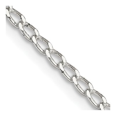 Sterling Silver 2mm Open Link Chain