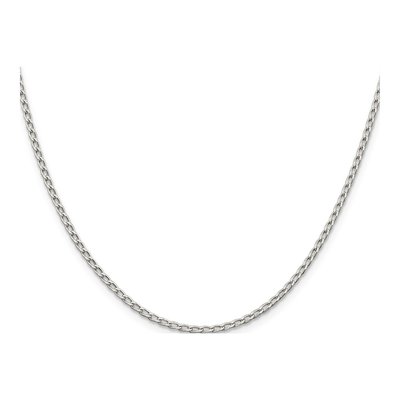 Sterling Silver 2mm Open Link Chain – view 2