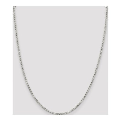 Sterling Silver 2mm Open Link Chain – view 4