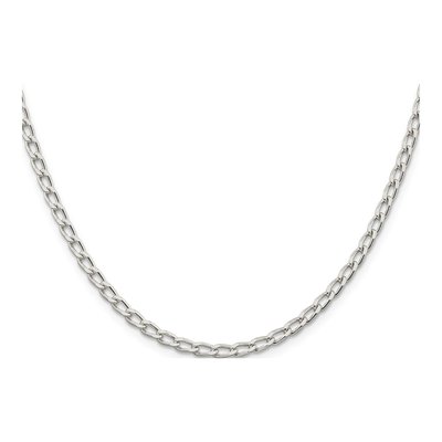 Sterling Silver 3.2mm Open Link Chain – view 2