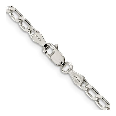 Sterling Silver 3.2mm Open Link Chain – view 3