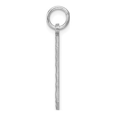 Sterling Silver Number 0 Charm – view 3