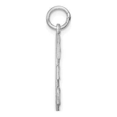 Sterling Silver Diamond-Cut Number 3 Pendant – view 3
